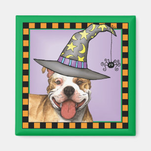 Pit Bull Witch Magnet
