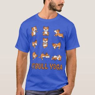 Pit Bull Yoga Pitbull Yoga Pose Meditation T-Shirt