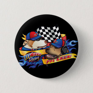 Pit Crew 6 Cm Round Badge