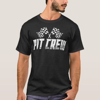 Pit Crew Family Racing Birthday Race Car T-Shirt