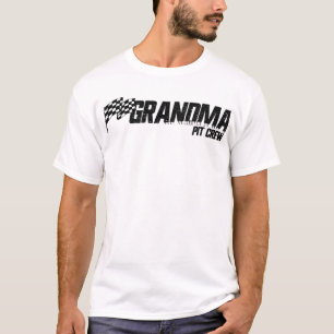 Pit Crew Grandma Race Birthday Family Race Grandma T-Shirt