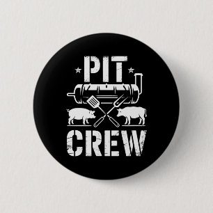 Pit Crew Grilling Bbq 6 Cm Round Badge