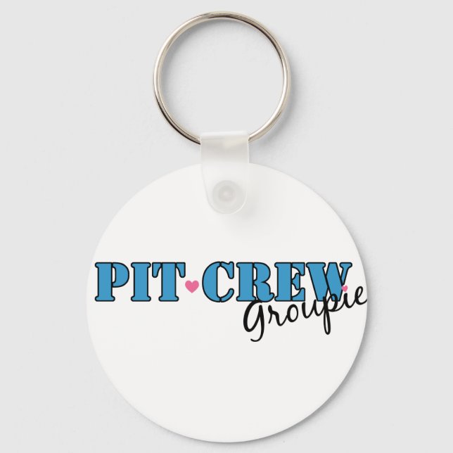 Pit Crew Groupie Key Ring (Front)