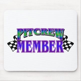Pit Crew Member Mouse Pad