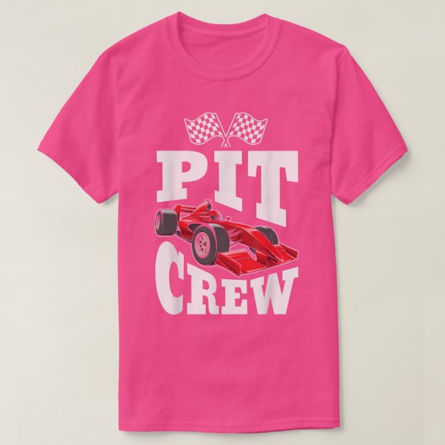 Pit Crew Racing Lover Car Race Cars Sports Drag Tr T-Shirt (Design Front)