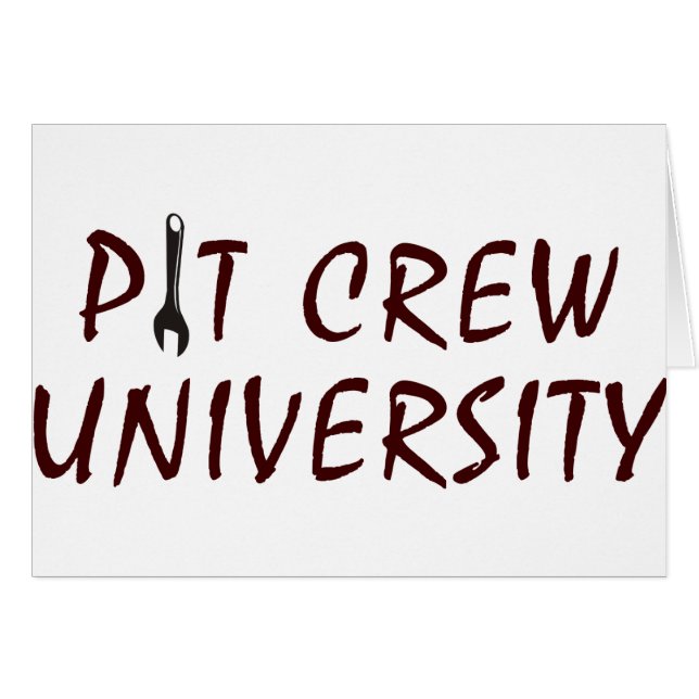 Pit Crew University (Front Horizontal)