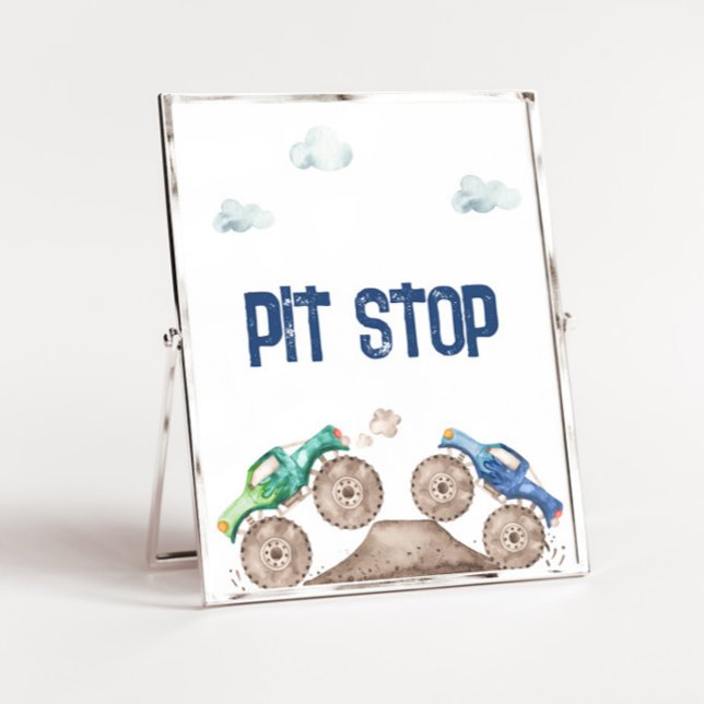 Pit Stop Monster Truck Poster (Creator Uploaded)