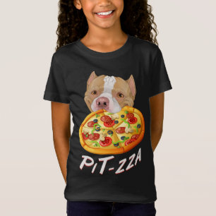 Pit-zza! Pit Bull & Pizza T-Shirt