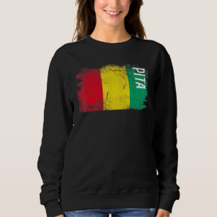 Pita Guinea Flag For Guineans Men Women Kids Sweatshirt