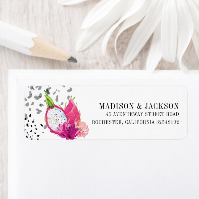 Pitaya Dragon Fruit Elegant Wedding Address (Insitu)