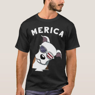 Pitbull America Design For Patriotic Dog Owner T-Shirt