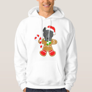 pitbull american christmas hoodie