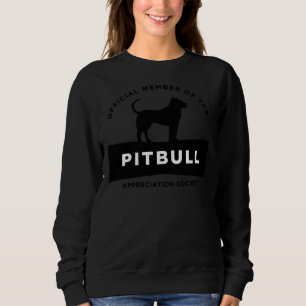 Pitbull Appreciation Society Blk Sweatshirt