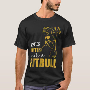 Pitbull Cool New Cute Funny Pit Bull Puppy Dog Tee