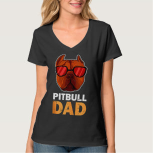 Pitbull Dad Cool Funny Pitbull Dog T-Shirt
