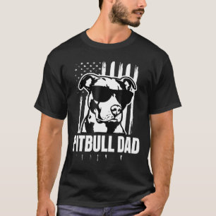 Pitbull Dad Mens Shirt Proud American Pit Bull Dog