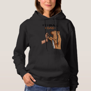 Pitbull Dad Pittie Dog Men Hoodie