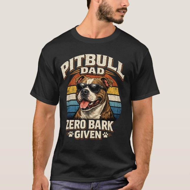 Pitbull Dad T shirt (Front)
