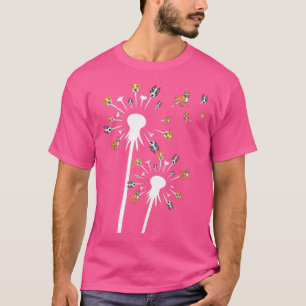 Pitbull Dandelion, Dog Mum For Women, Dog Grandma, T-Shirt