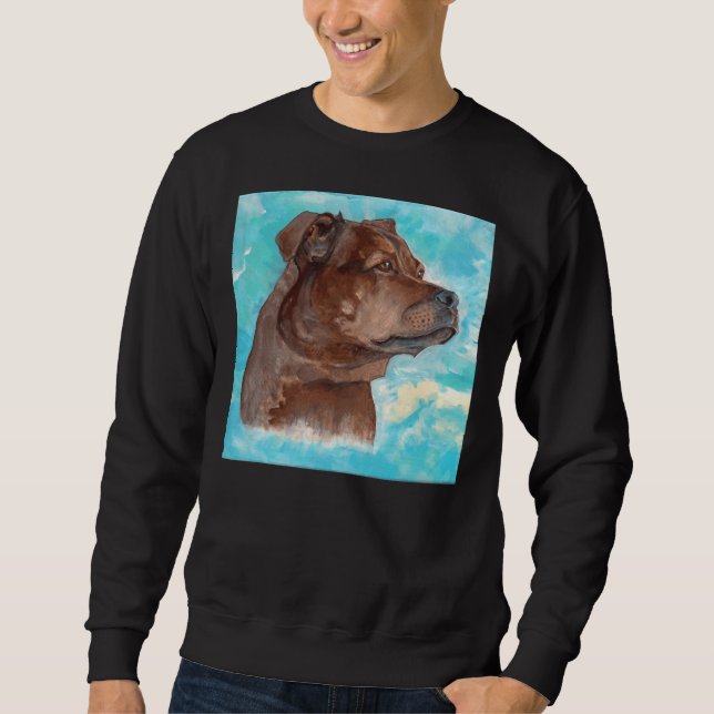 Pitbull Dog 1 Sweatshirt (Front)