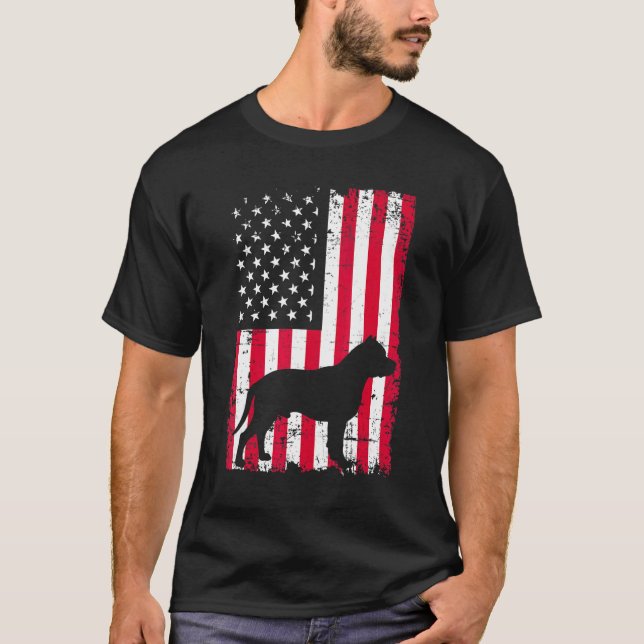 Pitbull Dog 1 T-Shirt (Front)