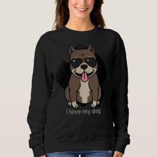 Pitbull Dog 265 Sweatshirt