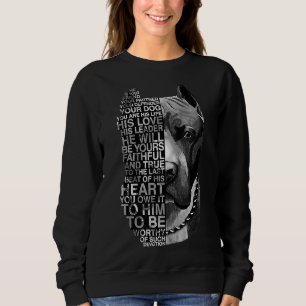 Pitbull Dog 29 Sweatshirt