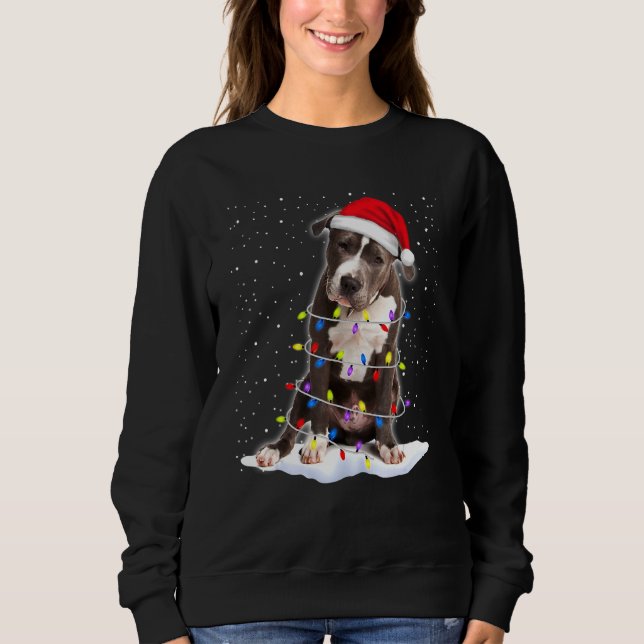 Pitbull Dog 2 Sweatshirt (Front)