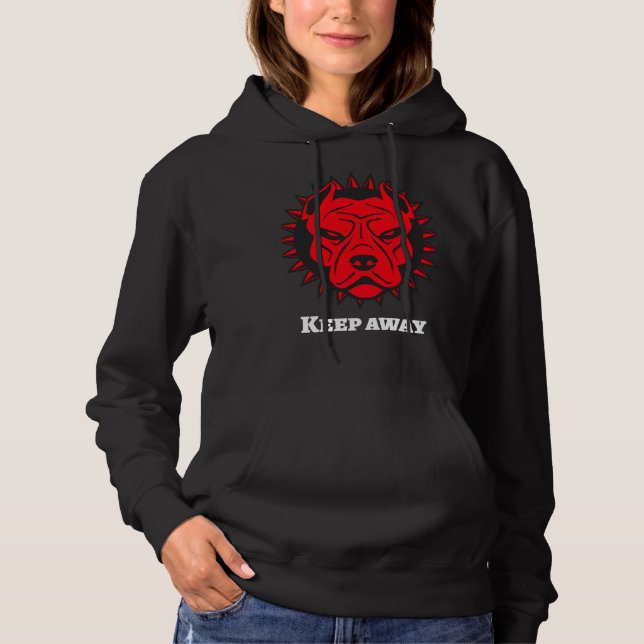 Pitbull Dog   39 Hoodie (Front)