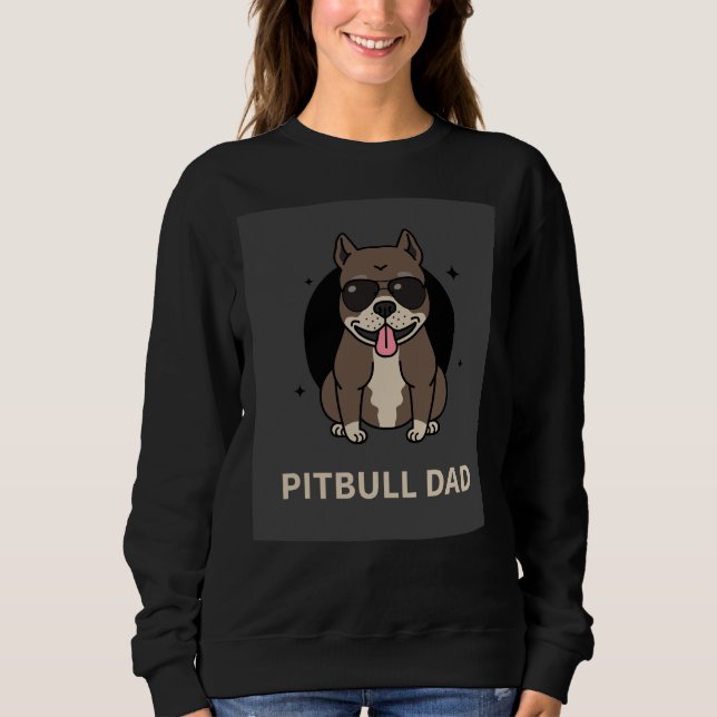 Pitbull Dog 62 Sweatshirt (Front)