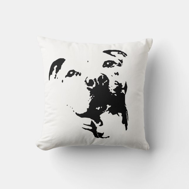 Pitbull Dog Cushion (Front)