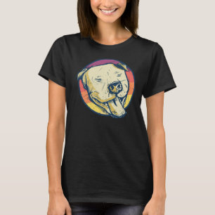 Pitbull Dog Dog Retro Vintage T-Shirt