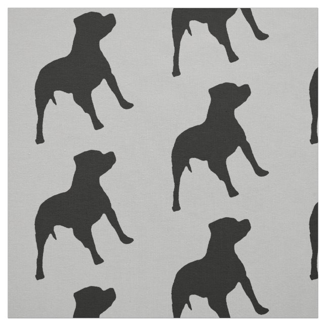 Pitbull Dog Fabric (Swatch)
