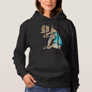Pitbull Dog I Love Dad Tattoo Funny Family T-Shirt Hoodie