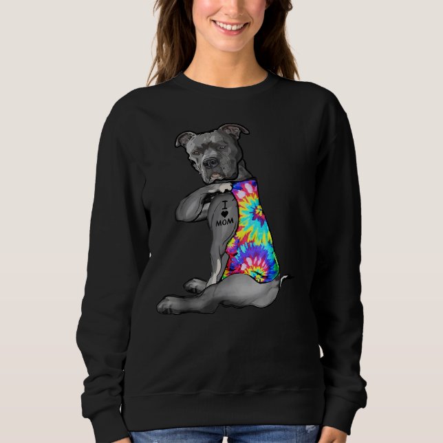 Pitbull Dog Mothers Sweatshirt (Front)