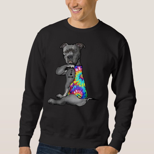 Pitbull Dog Mothers Sweatshirt (Front)