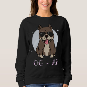 Pitbull Dog Og Af Sweatshirt