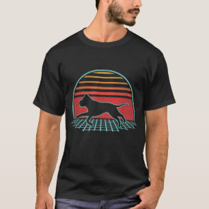 Pitbull Dog Retro Vintage 80s Style Animal Lover G T-Shirt