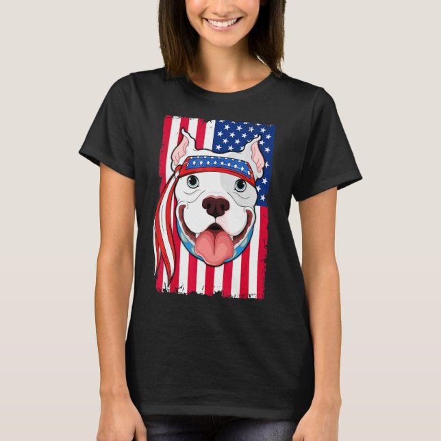 Pitbull Dog T-Shirt (Front)