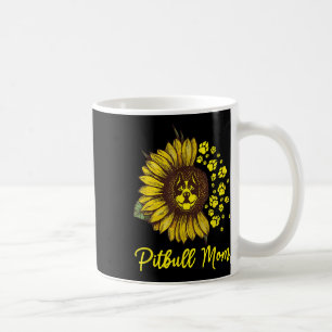 Pitbull Dog Tattoo I Love Mum Tattooed Lover Mothe Coffee Mug