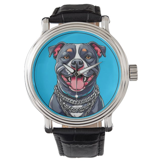 Pitbull dog watch (Front)