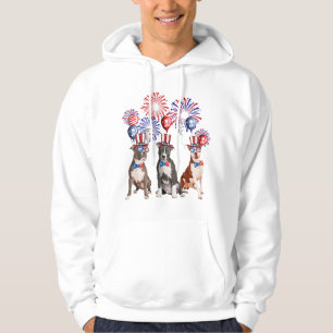 pitbull firework sunglasses america dog 4th of jul hoodie