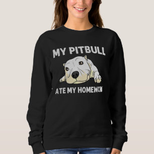 Pitbull For Kids Boys Girls Pet Canine Dog Animal Sweatshirt