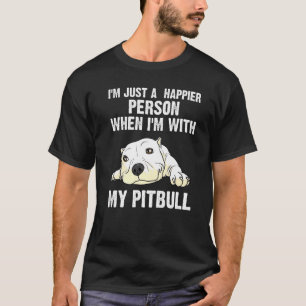 Pitbull For Men Women Pet Canine Dog Puppy Animal T-Shirt