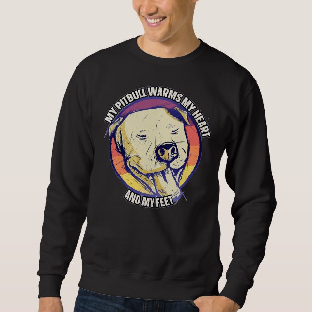 Pitbull For Pitbull Mum Or Pitbull Dad Pitbull Stu Sweatshirt (Front)