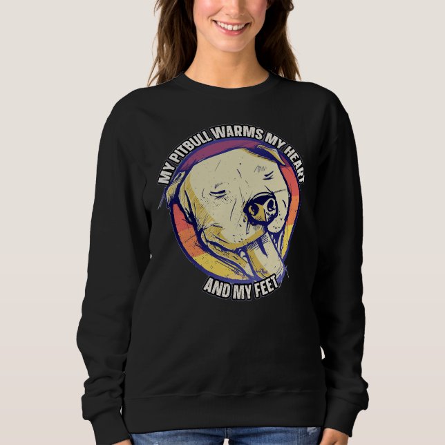 Pitbull For Pitbull Mum Or Pitbull Dad Pitbull Stu Sweatshirt (Front)