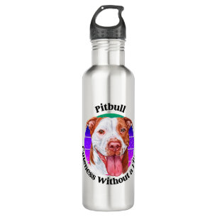 Pitbull funny quote 710 ml water bottle