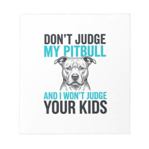 Pitbull Funny Quote Vintage Engraving Dog Design_1 Notepad