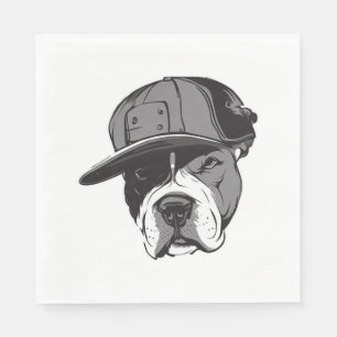 Pitbull Gangster   Napkin