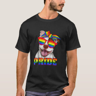 Pitbull Gay Pride Dog Pit Bull LGBT T-Shirt